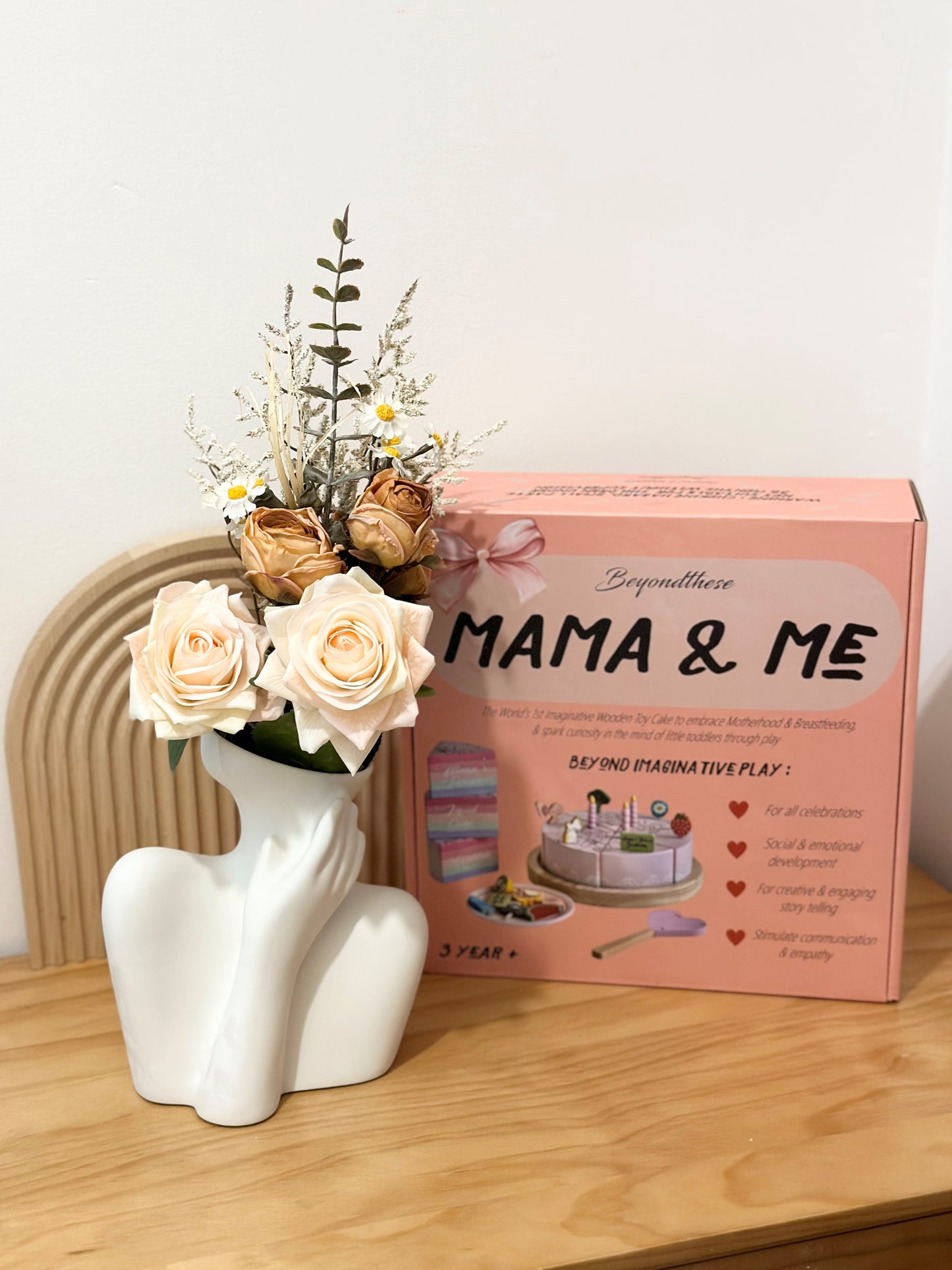 Special Deal - MAMA & ME x Flux Flower Vase ( LA ROSE - Gratitude )